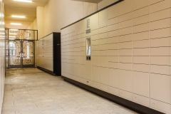 Package Lockers in Corridor of The Lorenzo USC Student Housing